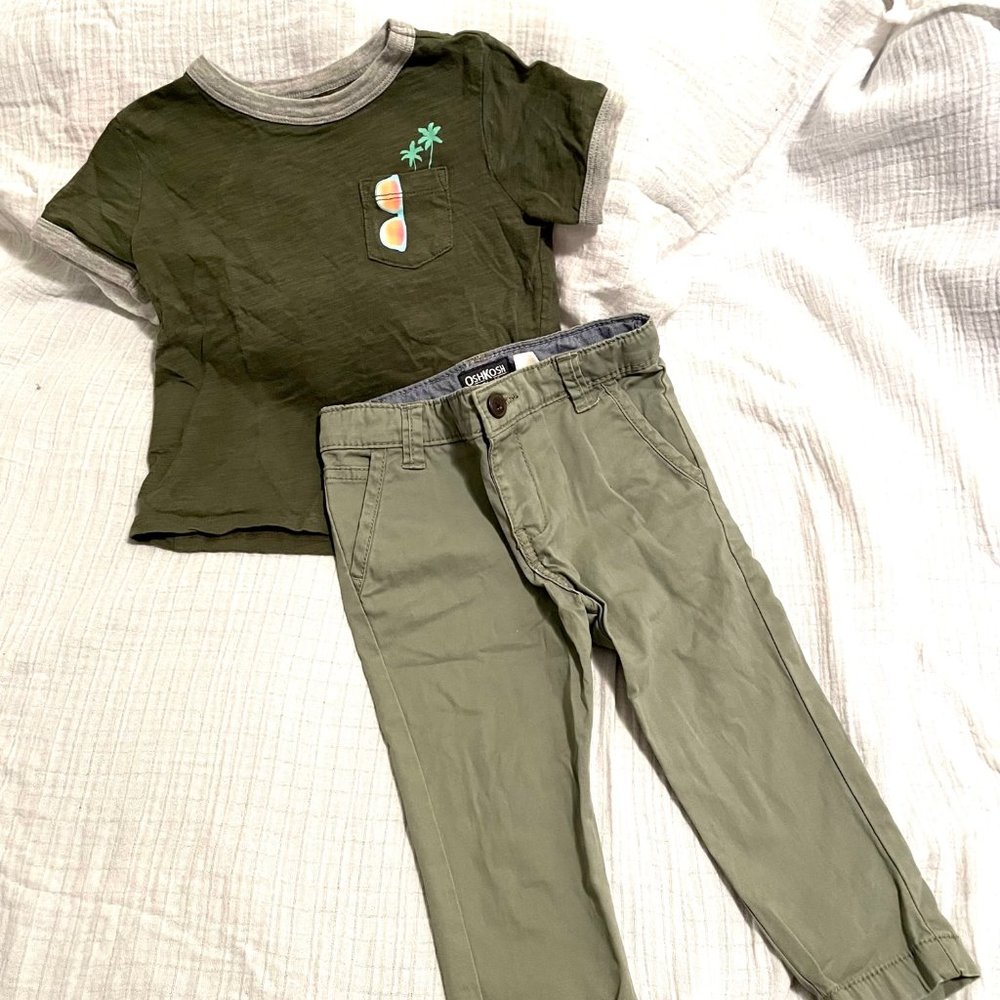 Oshkosh B'Gosh Matching Set Baby Boys Size 18 months